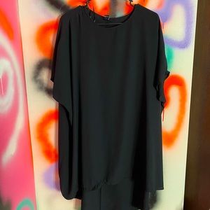 Forever 21 Black oversized dress shirt